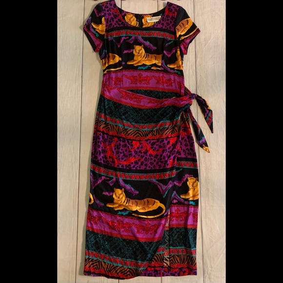 VTG Jessica Howard Multicolored ๐
Print Dress - Picture 9 of 9